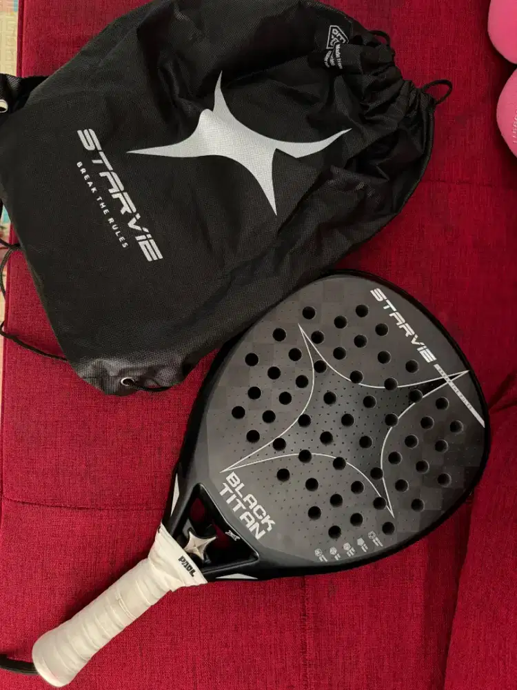 Raket Padel Starvie Black Titan Original 2026