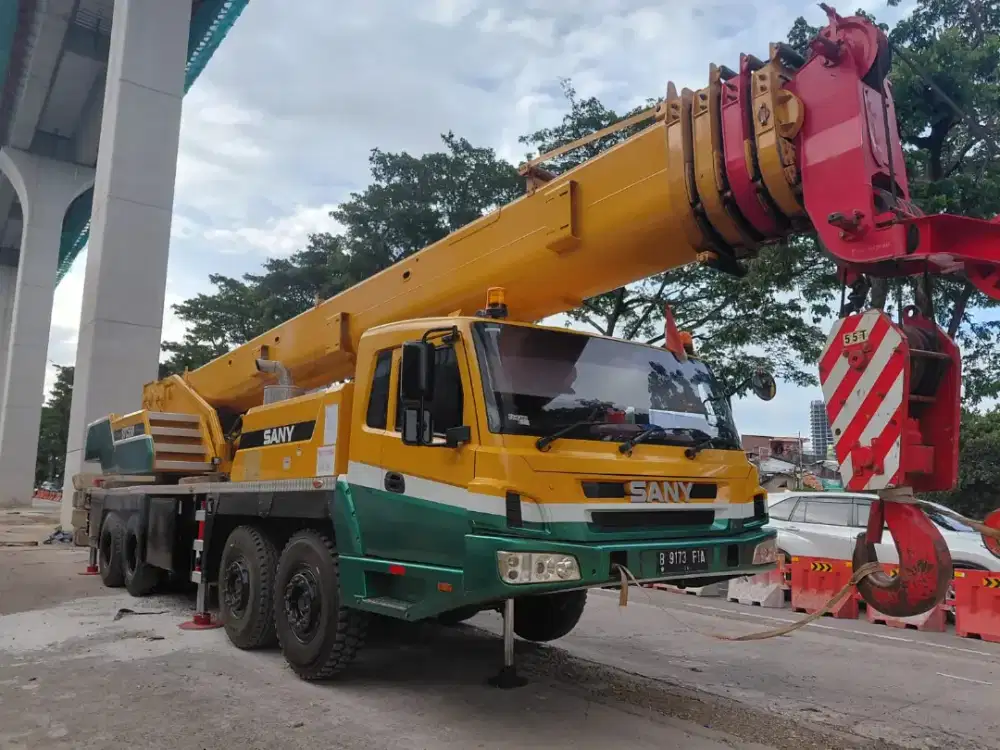 Mobile crane Sany 55 ton tahun 2019 setir kanan