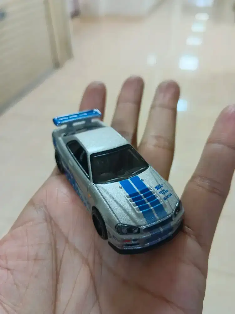 Hotwheels 1/64 Nissan GTR R34 Brian Fast and Furious Premium loose