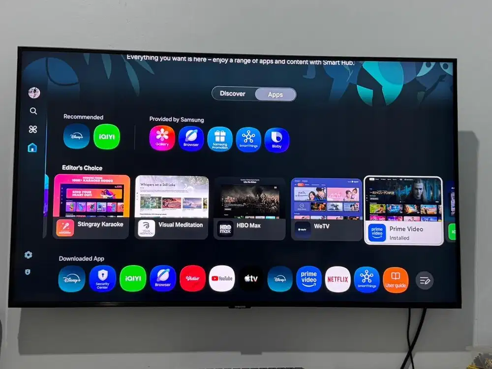 Samsung Smart TV 43” CU7000 Crystal UHD 4K