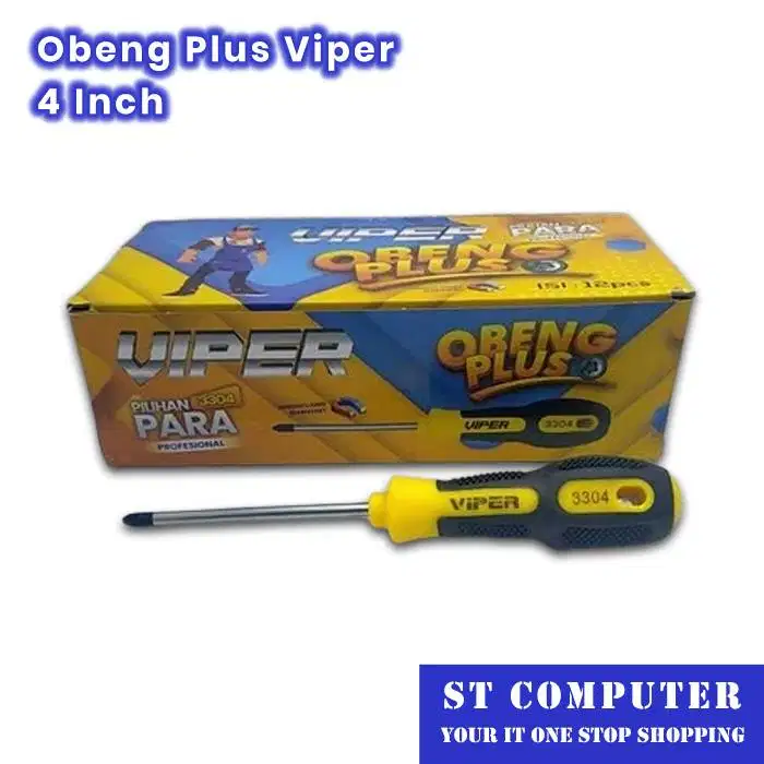 Obeng Plus Viper 4 Inch 3304 6x100mm