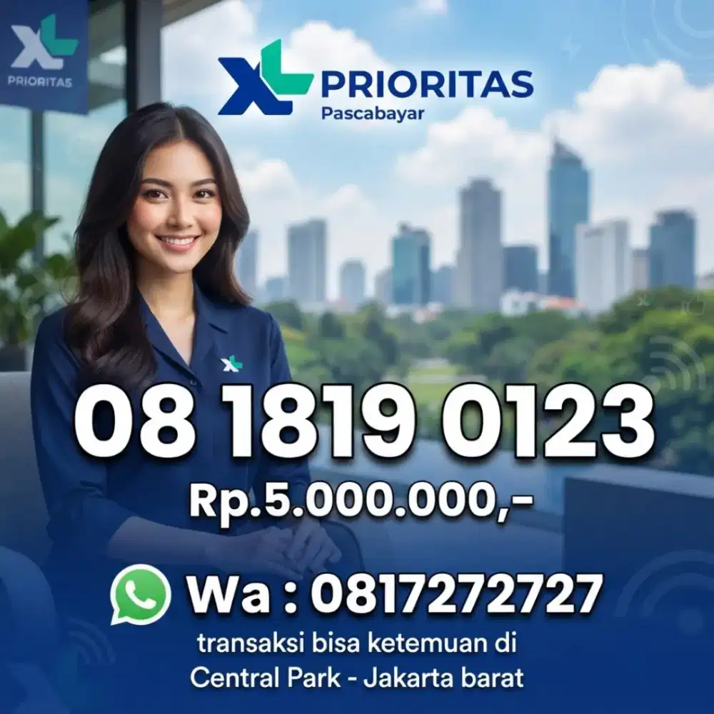 NOMOR CANTIK XL 1819 0123