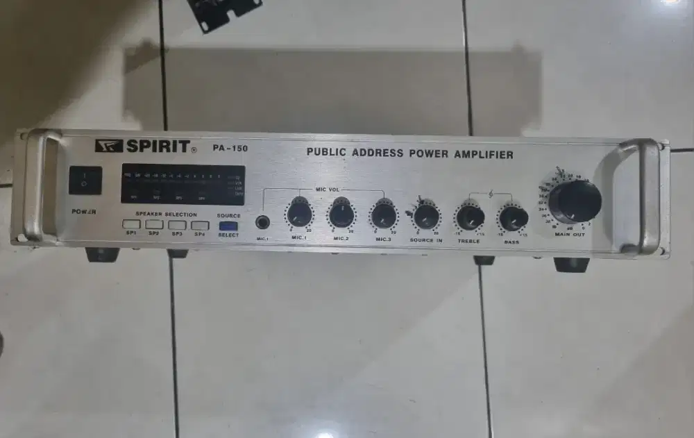 Power ampli spirit untuk karaoke
