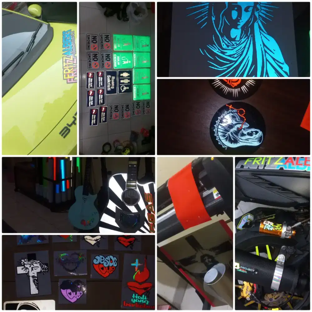 pembuatan cutting sticker...logo