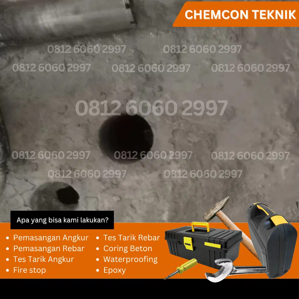 Jasa Coring Beton Profesional untuk Lubang Pipa dan Instalasi