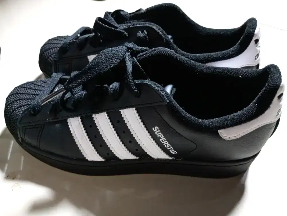 Sepatu Adidas superstar II core black white