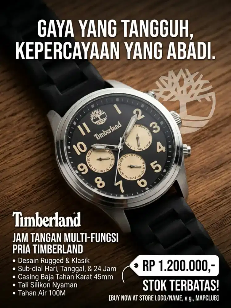 Jam tangan pria Timberland 14477j