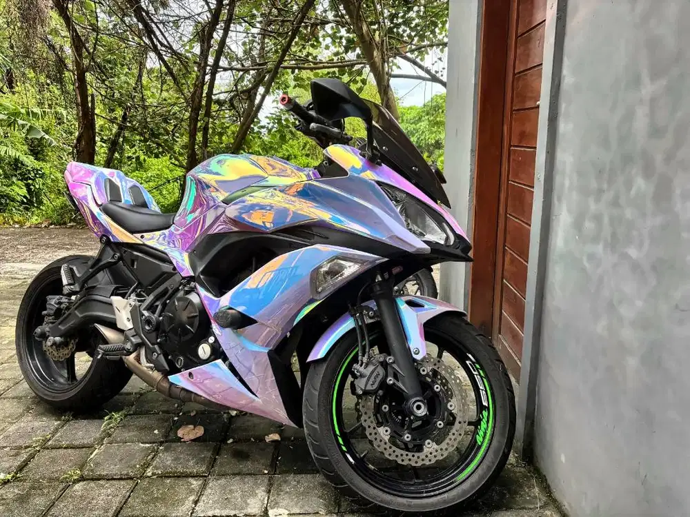 Kawasaki Ninja 650 ABS 2017 Full Upgrade Brembo Akrapovic Pajak 2027