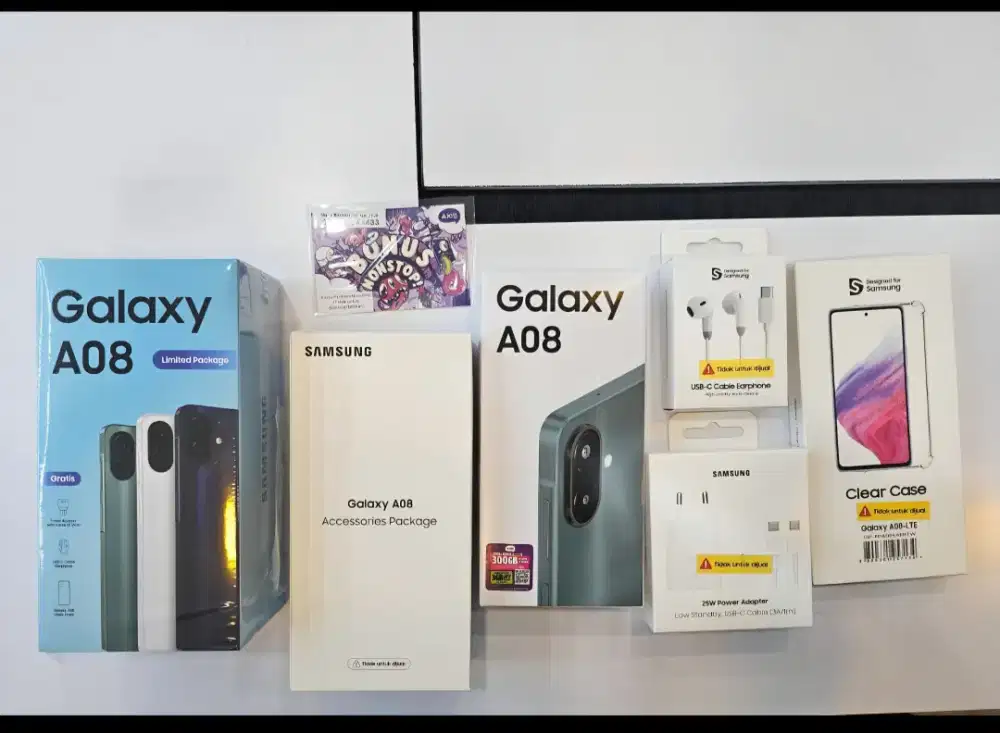 Samsung A08 baruu spesial package
