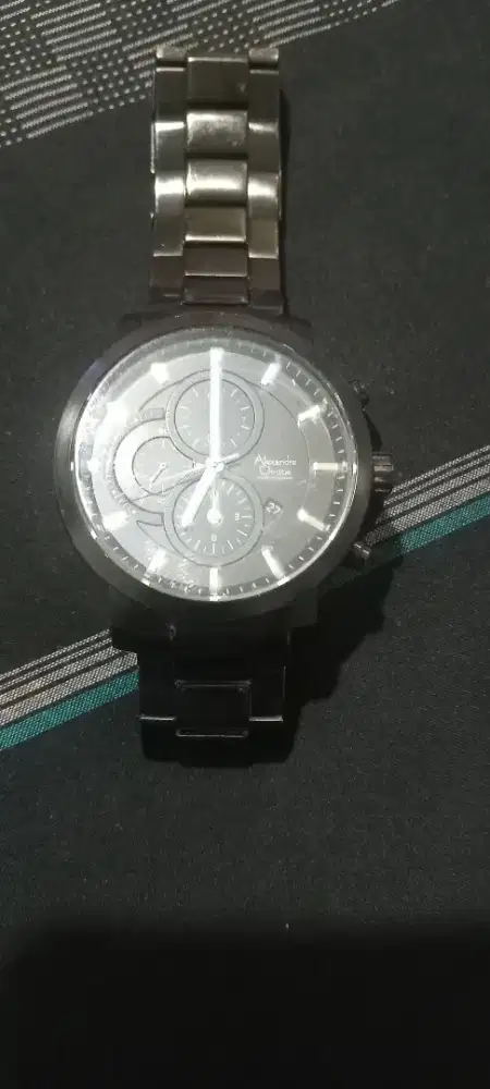 Jual jam Cristis alexandre  warna hitam