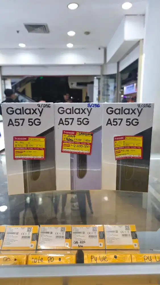 Samsung A57 5G 8+8/256 Baru dan segel Garansi resmi.free adaptor 25wat