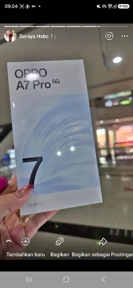 Oppo A7pro new garansi resmi