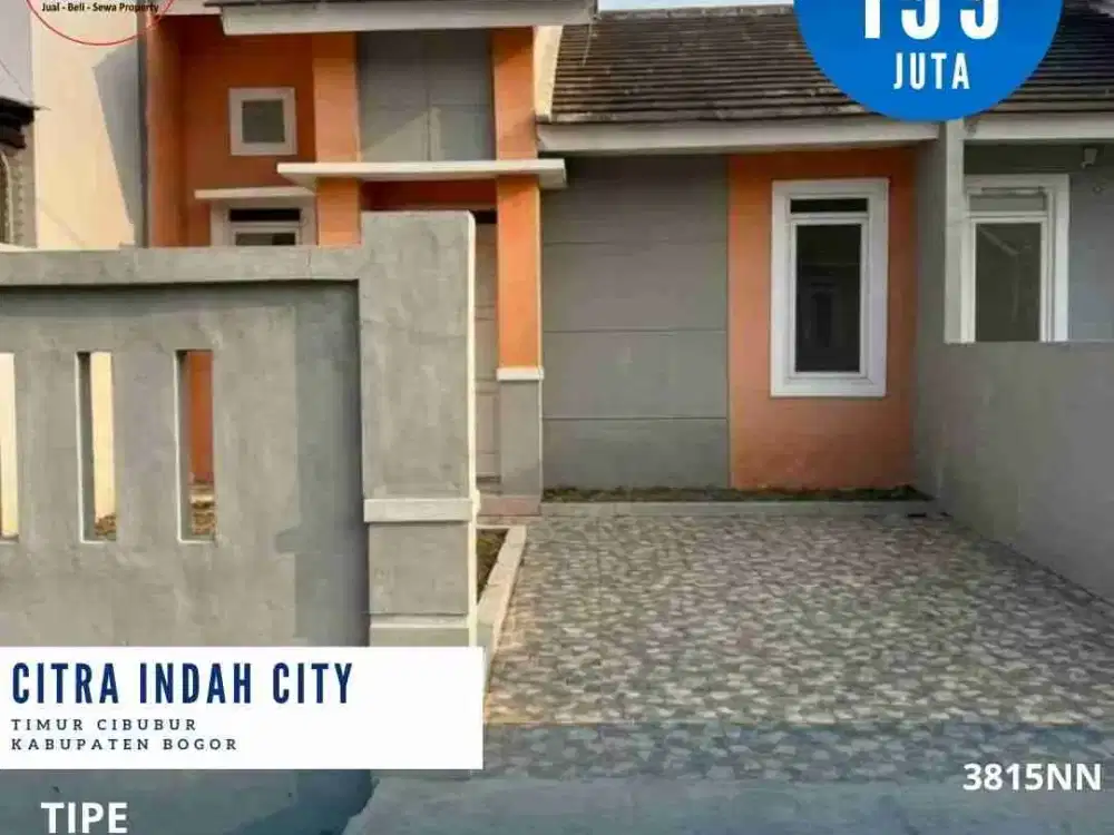 Dijual murah rumah diCitra Indah City rumah siap dipoles