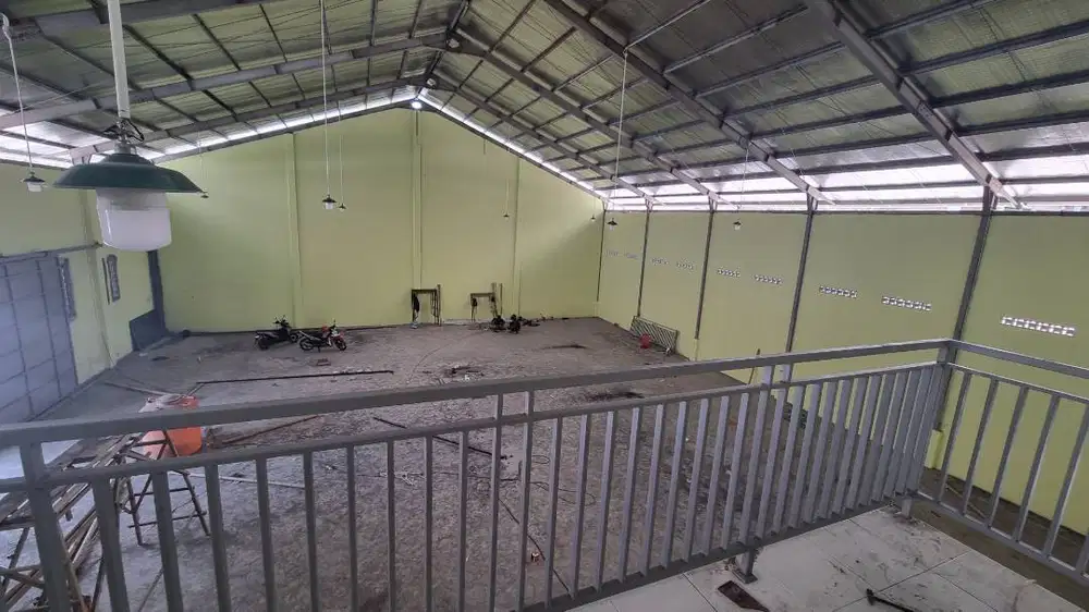 Disewakan gudang siap pakai LB (22m x 27m) LT (1500m2), Rp 185/thn