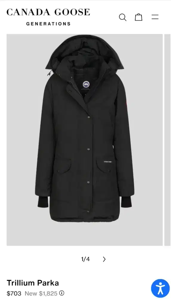 Canada Goose Parka Down Goose jacket Authentic