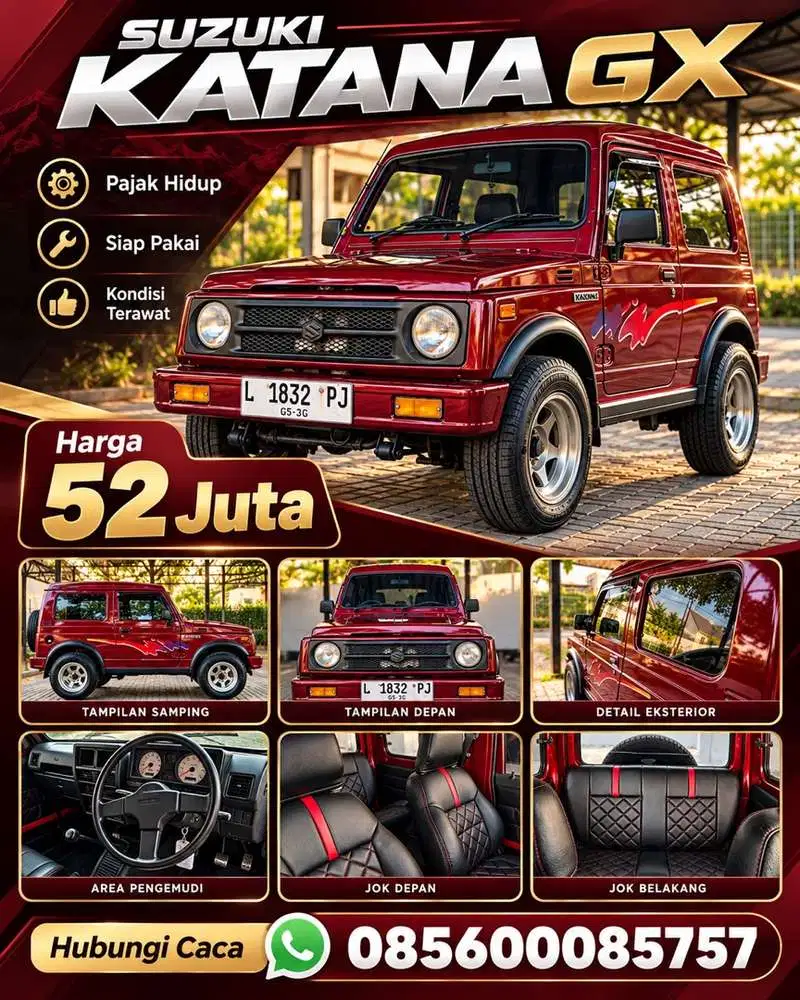 Suzuki Katana 1995 Bensin