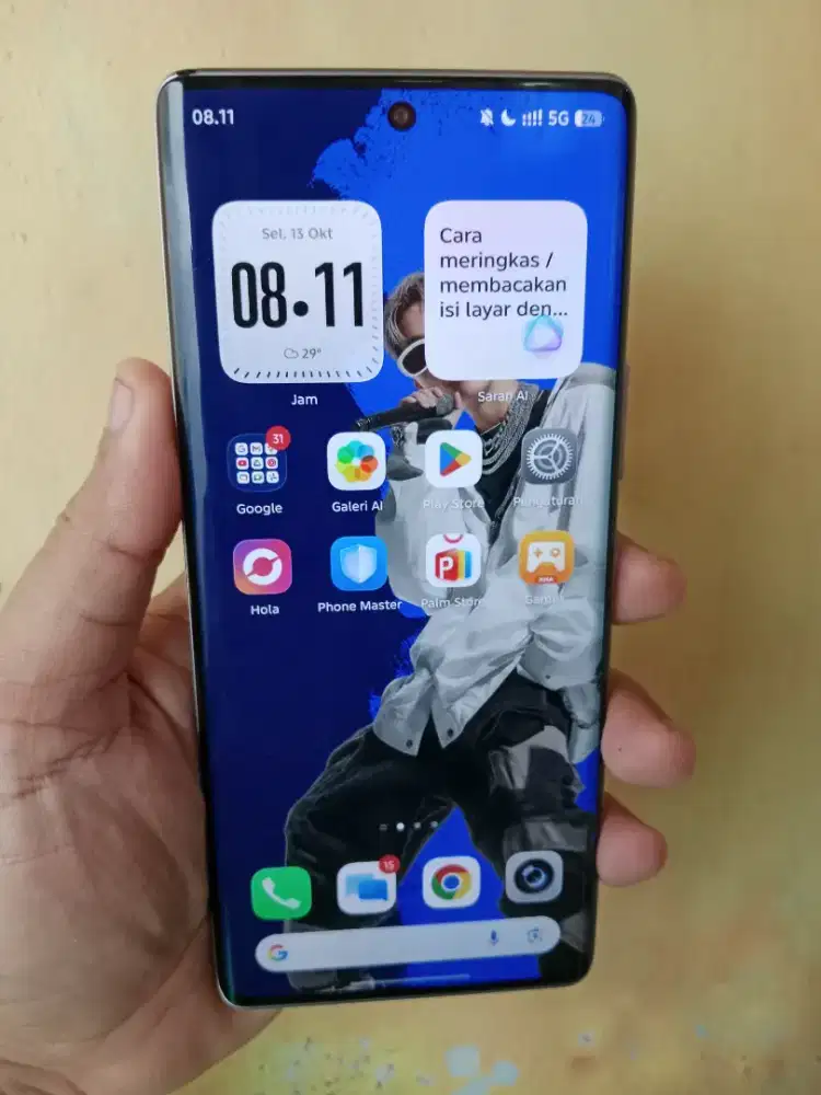 Infinix Note 50S 5G+ ram 8/256gb Nfc layar lengkung fullset nominus