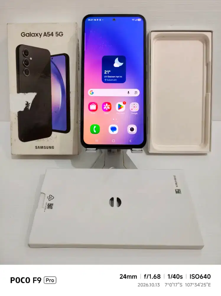 Samsung A54 5G 8/256 Gb Mulus 98% Fullset Original ex resmi bs TT/BT