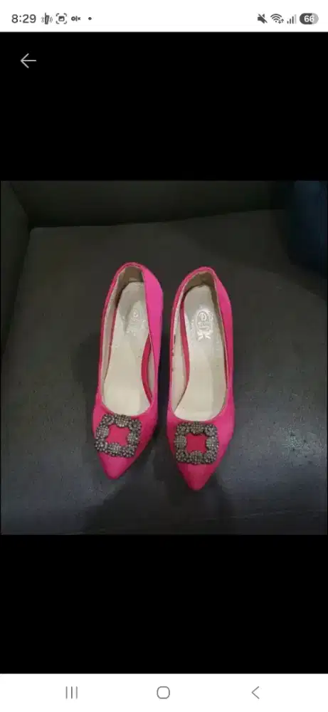 Dijual sepatu 38 cantik warna pink
