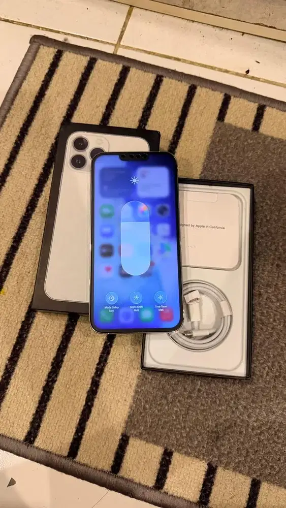 Iphone 13 Promax 128GB Silver Terdaftar Lengkap