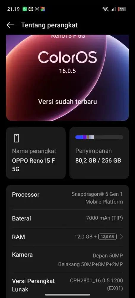 opp reno 15f pink