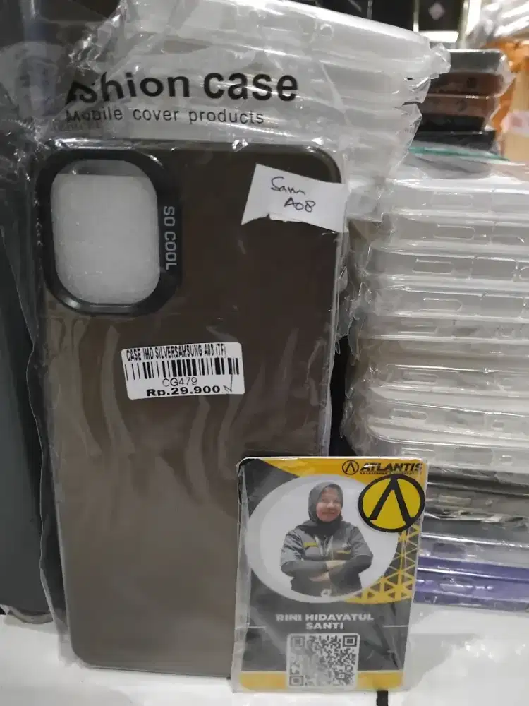 CASE IMD SILVER SAMSUNG A08 | ATLANTIS DAHSYAT