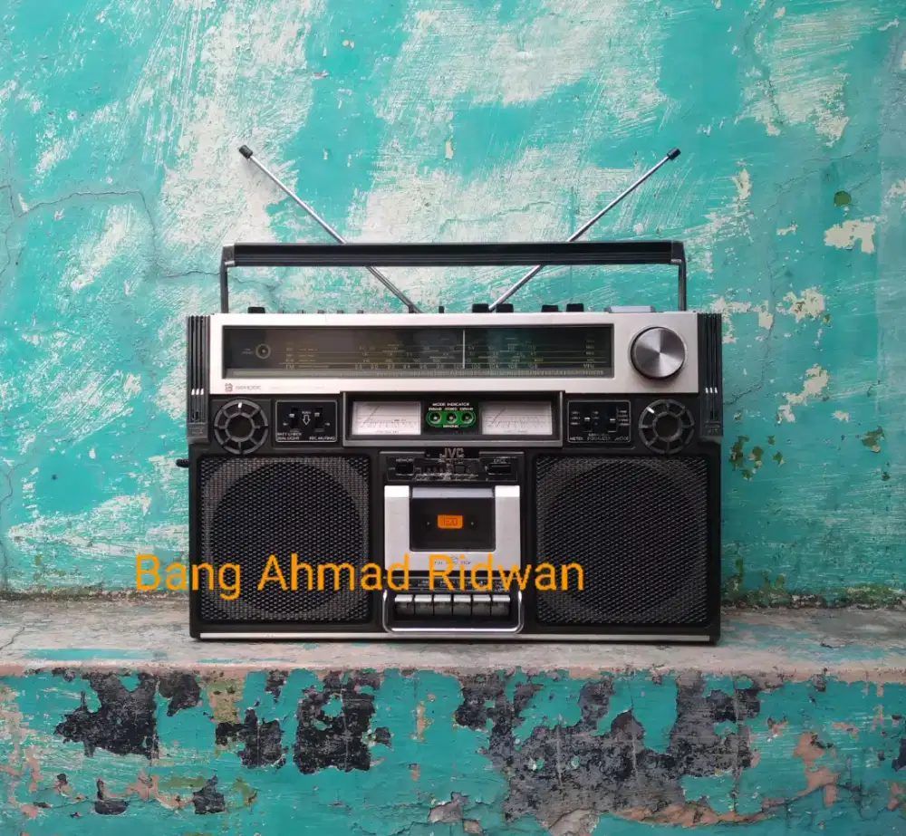 FM AM SW JVC radio tape kaset pita antik jadul kuno tua klasik boombox
