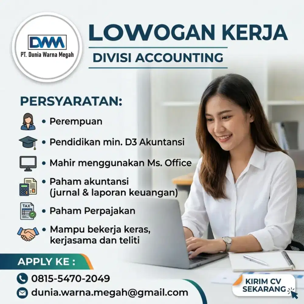 ACCOUNTING dibutuhkan cepat