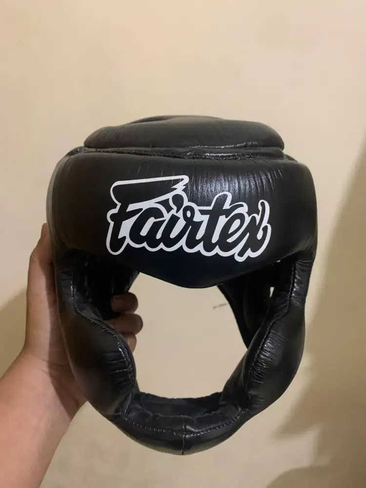 HEADGUARD BOXING FAIRTEX HG13 HEAD GEAR MUAY THAI TINJU ORIGINAL