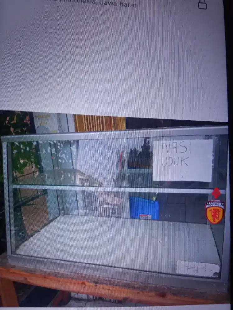 Etalase buat jualan masakan, makanan dll