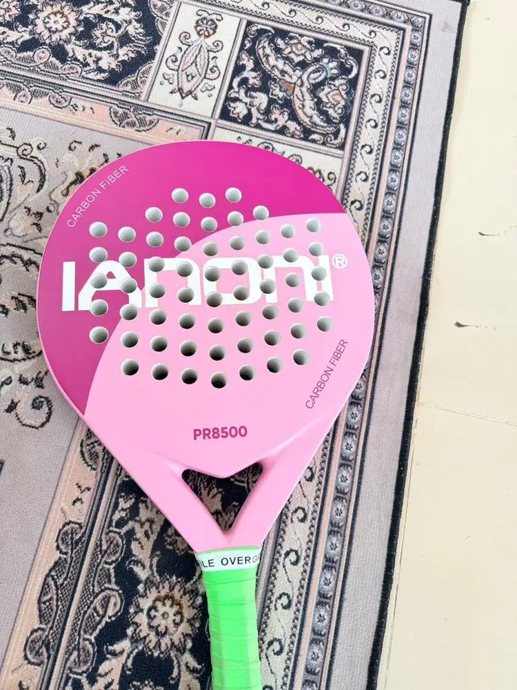 Raket padel Ianoni PR8500 carbon fiber pink