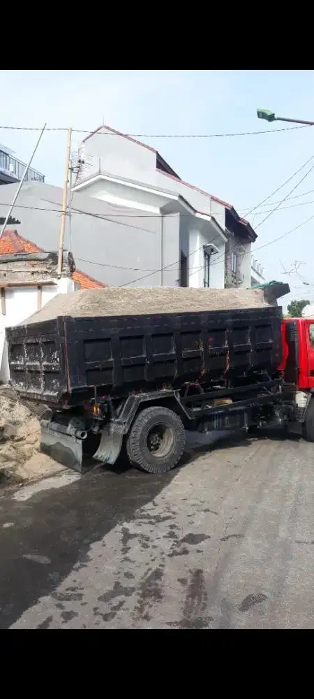 Pasir bangunan isi 7,5 kubik full padat
