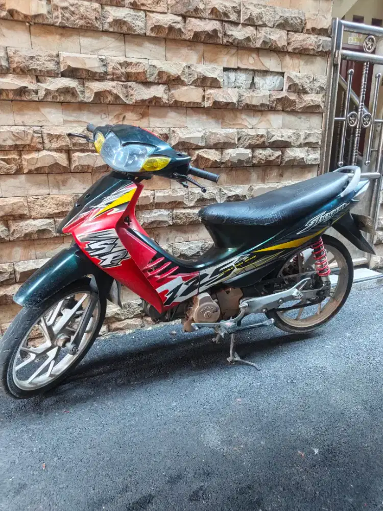 Jual motor shogun sp kopling thn 2007 surt lngkp STNK BPKB faktur ada