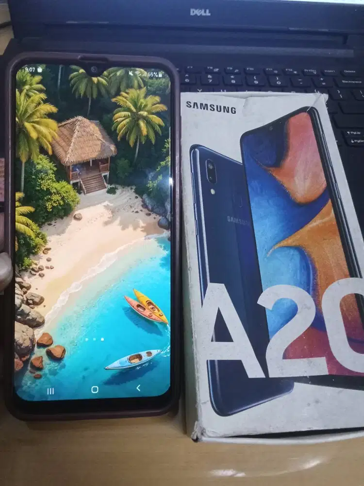 Samsung A20 LCD Baterai ORI -- 700k nego tipis