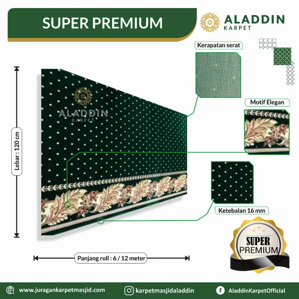 Jual Karpet Masjid Super Premium