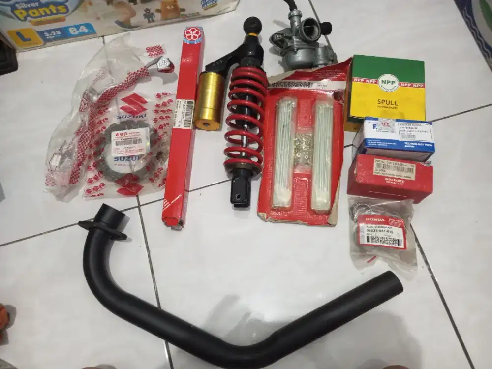 Spare part simpanan motor Megapro, Shogun 125, beat & Vario karbu