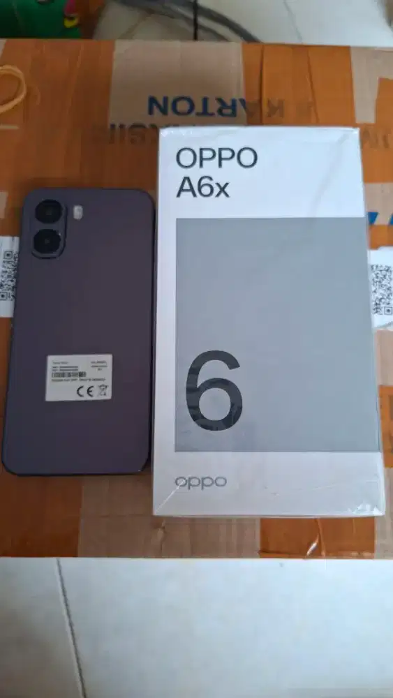 Oppo a6x fullset mulus hp jarang dipakai krn ada 2 hp