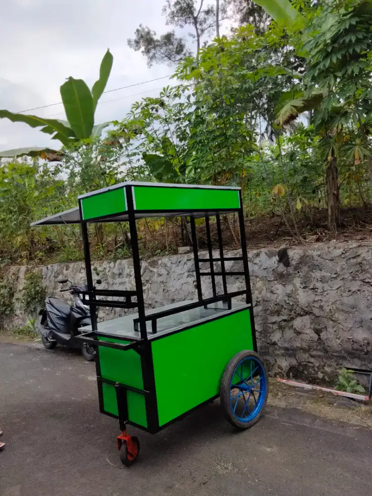 Jual grobak besi murah pembayaran full cod