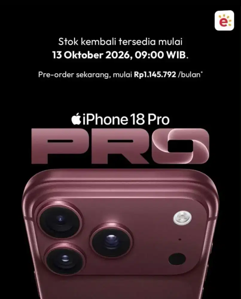 PO batch 2 iPhone 18 series stock gak banyak