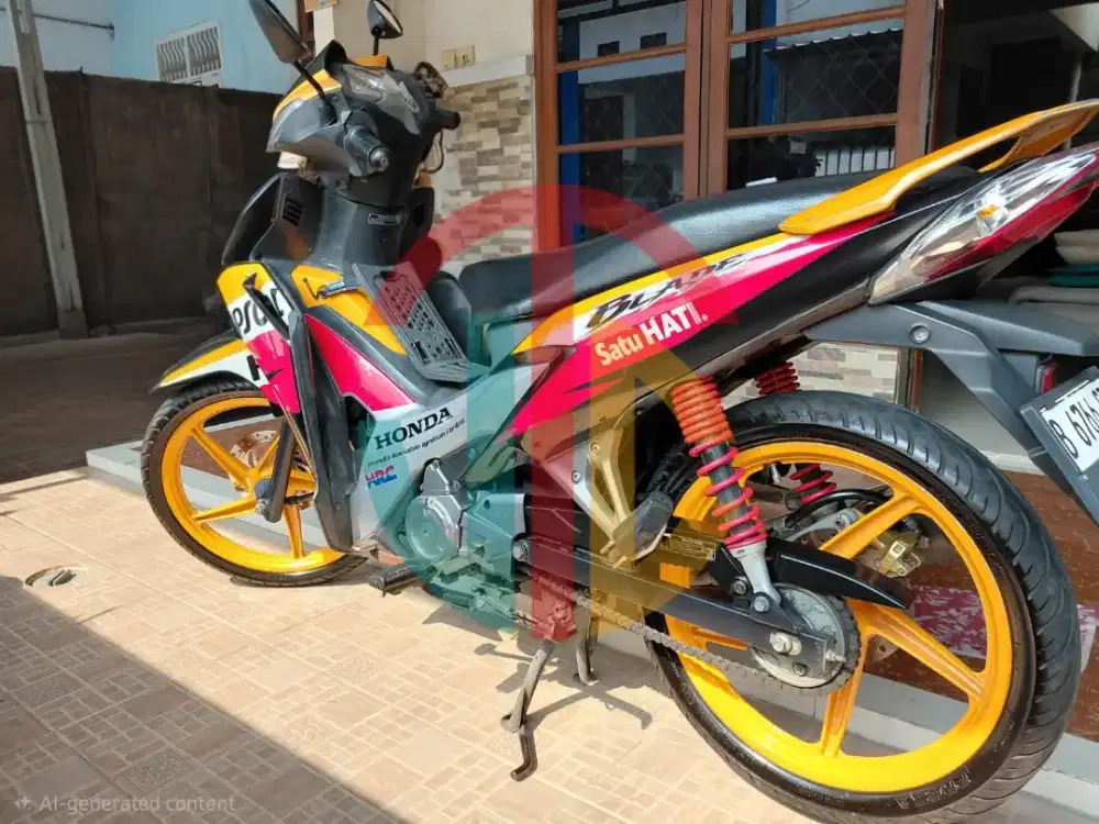 Honda Blade th 2011 Orange Repsol