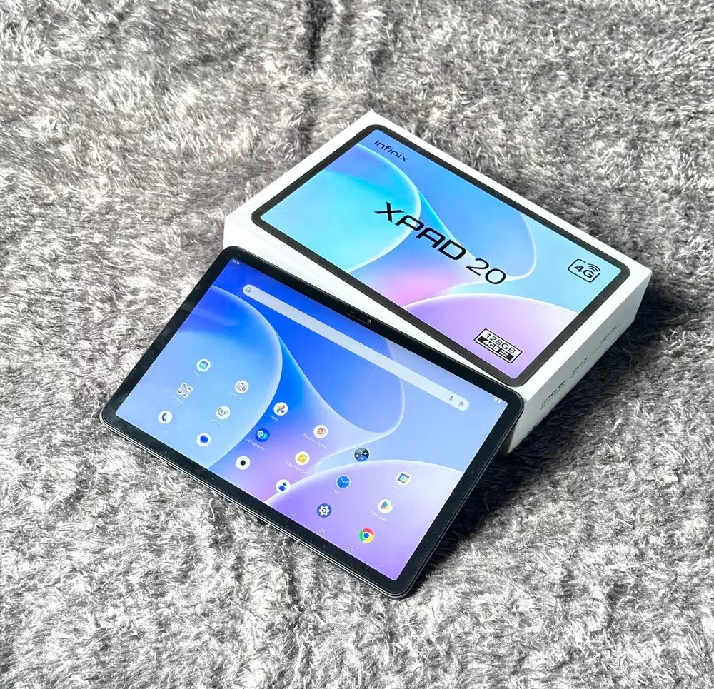 Tablet Infinix XPAD 20 4/128GB SIMCARD 4G Mulus Lengkap