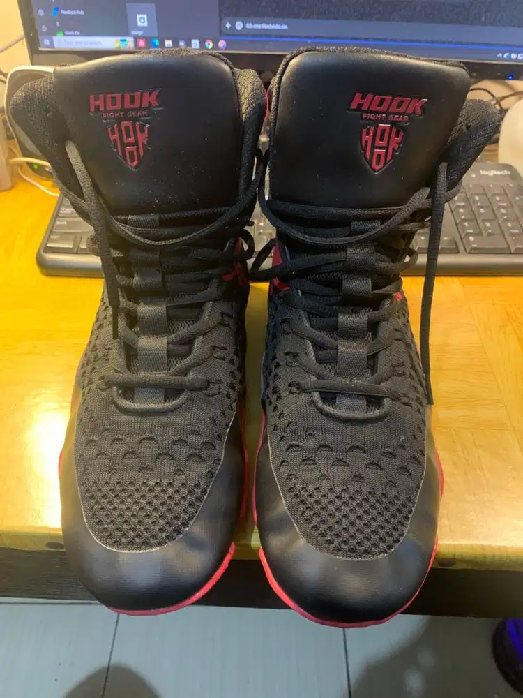 SEPATU TINJU HOOK PROFESIONAL BOXING SHOES SEPATU BOXING