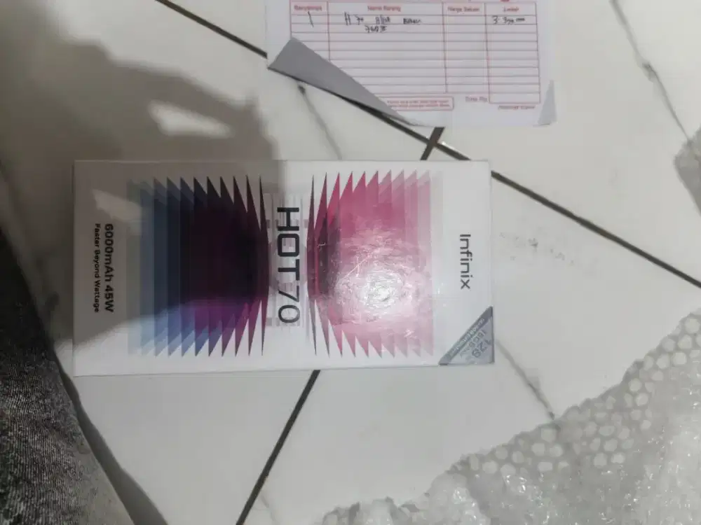 infinix hot 70 garansi resmi infinix