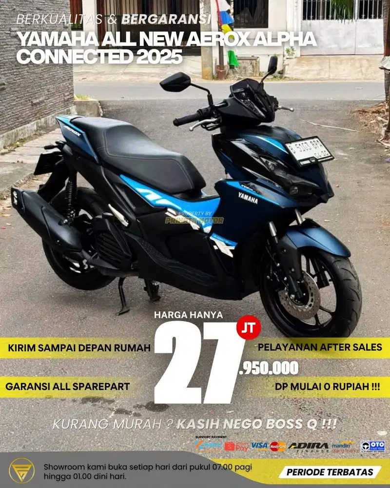 YAMAHA ALL NEW AEROX ALPHA CONNECTED 2025