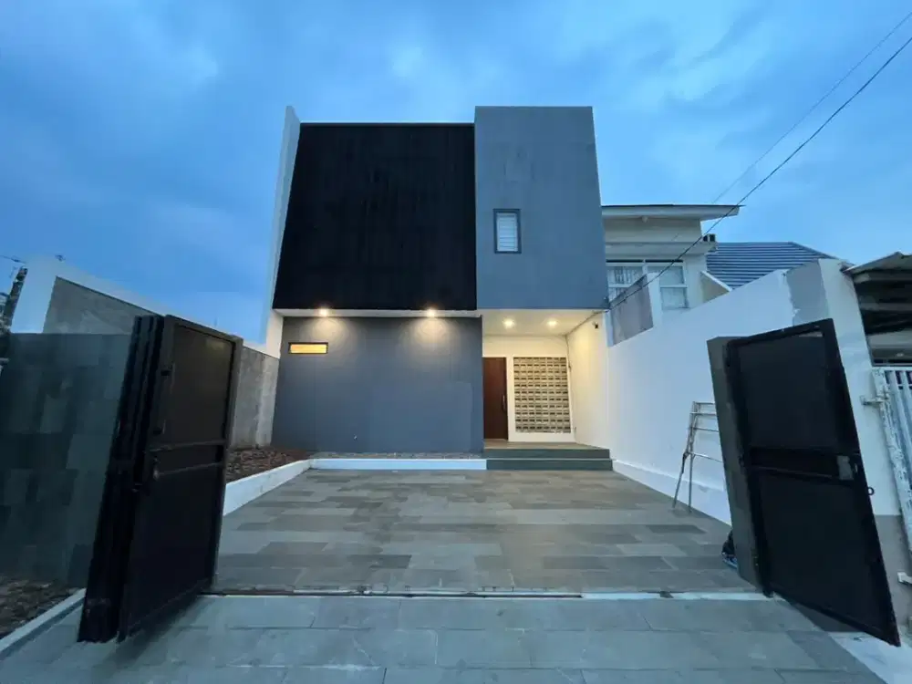 Dijual Rumah Siap Huni dengan Konsep Japanise, Dekat Toll Yasmin dan Bogor Great Mall, Full Furnished, Carport 2 Mobil