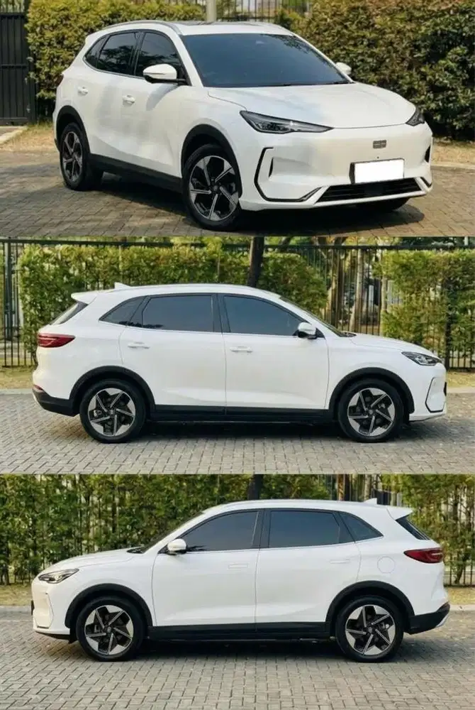 [CASH] Geely EX 5 MAX Type Tertinggi Flyme Sunroof SUV Putih Termurah