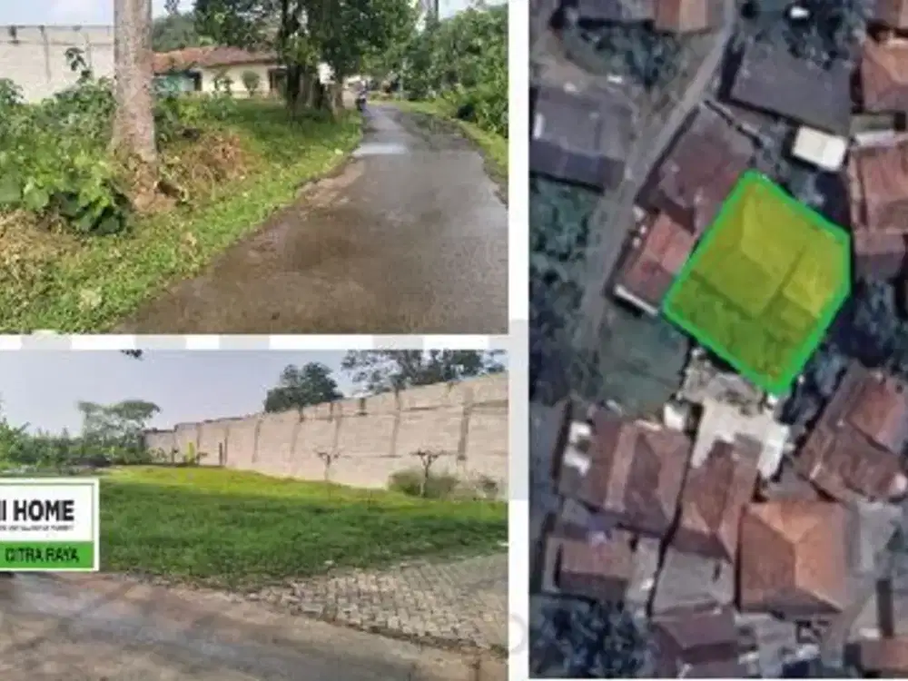 Tanah Siap Bangun Super Strategis Sudah SHM di Panongan Tangerang
