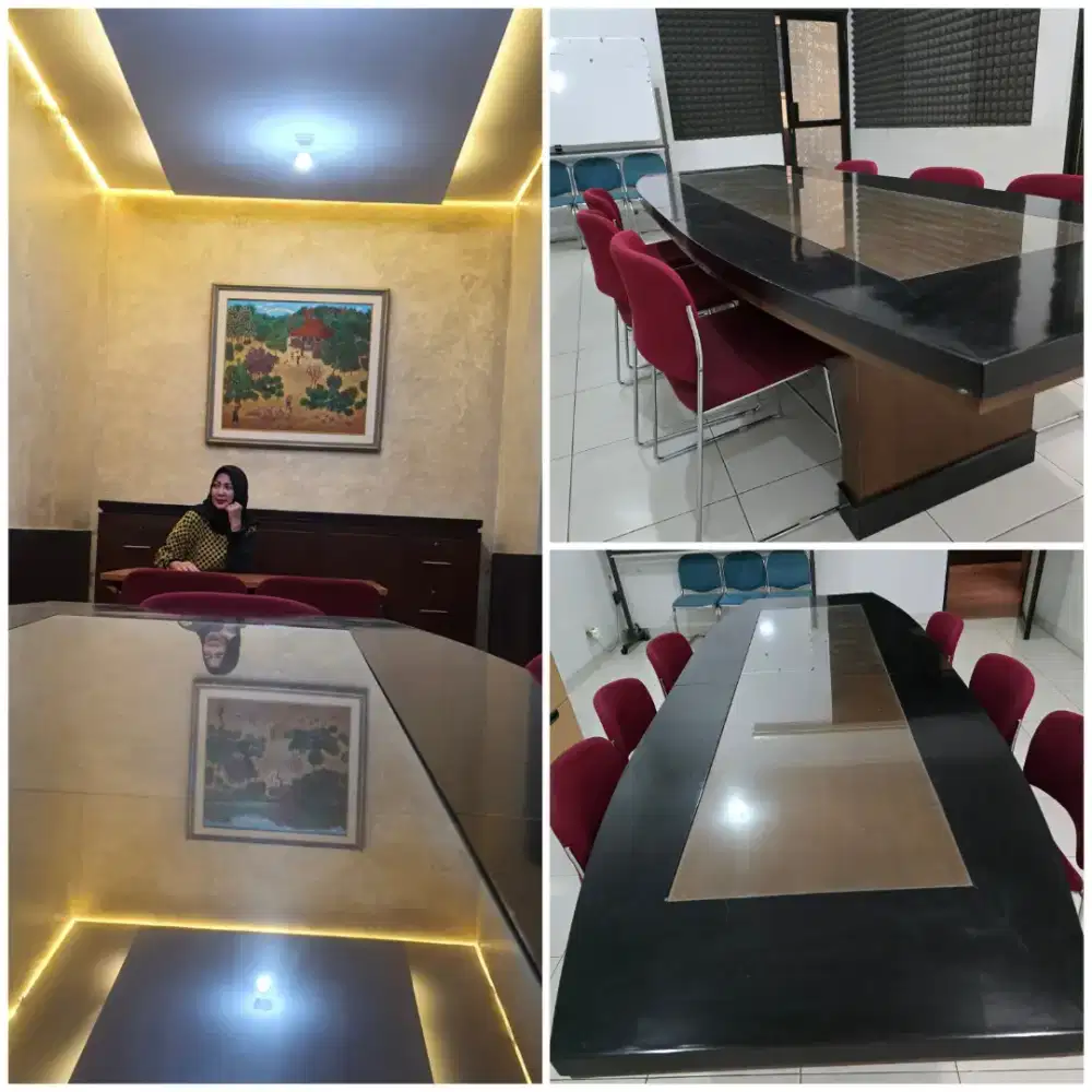Dijual Meja meeting dan 8 buah kursi