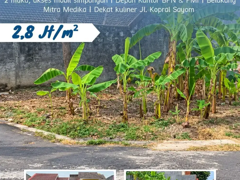 Pekarangan Strategis Di Gunungan Baru Bareng Lor, Klaten Utara