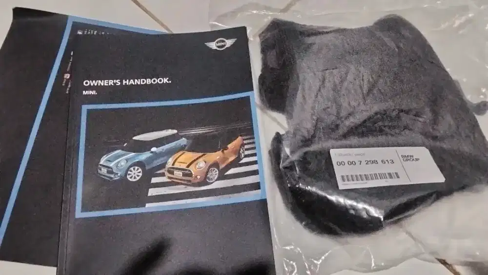 Di jual manual book dan jaring bagasi